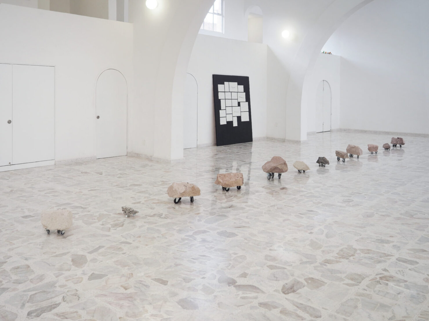 Matthieu Martin, Defensive Sculpture, contemporary art, exhibition, Mexico, art installation,