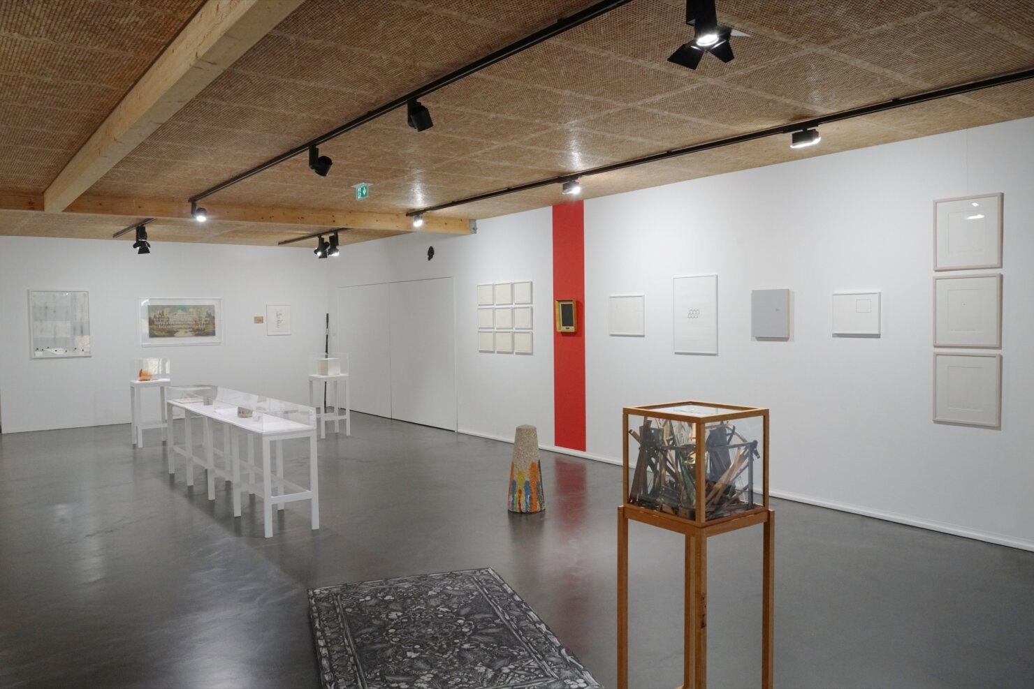 Installation view of Collections mdlx exhibition at Frac Franche-Comté, Besançon, 2026